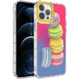 Apple iPhone 13 Pro Max Kılıf Kamera Korumalı Renkli Desenli Korn Kapak