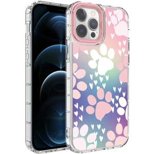 Apple iPhone 13 Pro Max Kılıf Kamera Korumalı Renkli Desenli Korn Kapak