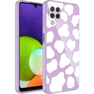 Samsung Galaxy A22 4g Kılıf Kamera Korumalı Desenli Sert Silikon Kapak