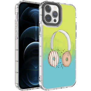 Apple iPhone 13 Pro Max Kılıf Kamera Korumalı Renkli Desenli Korn Kapak
