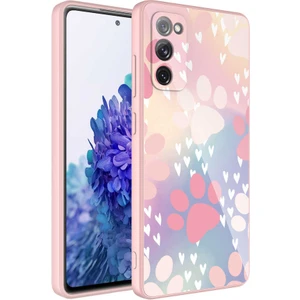 Samsung Galaxy S20 Fe Kılıf Kamera Korumalı Desenli Sert Silikon Kapak