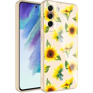 Samsung Galaxy S21 Fe Kılıf Kamera Korumalı Desenli Sert Silikon Kapak