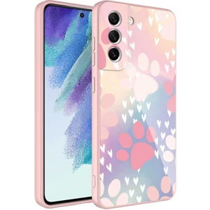 Samsung Galaxy S21 Fe Kılıf Kamera Korumalı Desenli Sert Silikon Kapak