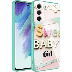 Samsung Galaxy S21 Fe Kılıf Kamera Korumalı Desenli Sert Silikon Kapak