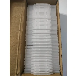 Personel Yaka Kartı Plastik Koruyucu Kartlık Kılıf Yatay 50 Li Paket