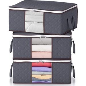 Rek Home Pencereli Giysi Kıyafet Hurcu / 52 x 28 x 21 cm