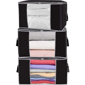 Rek Home Pencereli Yastık Yorgan Hurcu / 75 x 40 x 40 cm