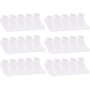 Bay ve Bayan Pamuklu Bilek Boy Patik Çorap 30'lu Paket
