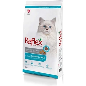 Kısırlaştırılmış Somonlu Pirinçli Kedi Maması 15KG