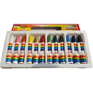 12 Renk Pastel Boya Seti