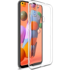 Samsung Galaxy A11 Kamera Korumalı Süper Silikon Kılıf Ekran Koruyucu