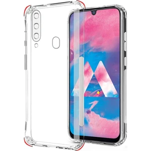 Samsung Galaxy A20S Kamera Korumalı Süper Silikon Kılıf Ekran Koruyucu