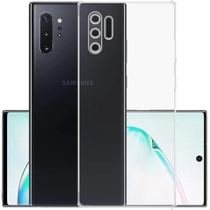 Samsung Galaxy Note 10 Plus Kamera Korumalı Süper Silikon Kılıf Ekran Koruyucu