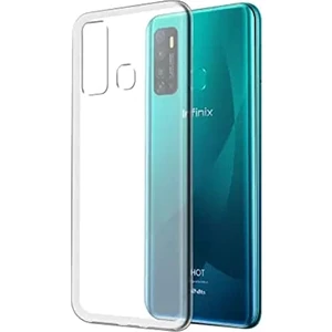 Infinix Hot 9 Kamera Korumalı Süper Silikon Kılıf Ekran Koruyucu
