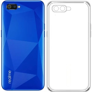 Realme C2 Kamera Korumalı Süper Silikon Kılıf Ekran Koruyucu
