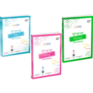 3D Yayınları Üç Dört Beş Yayınları TYT Fen Bilimleri Soru Bankası Seti Fizik Kimya Biyoloji