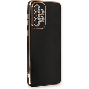 Aqua Aksesuar Samsung Galaxy A33 5g Kılıf Özel Tasarım Fit Kalıp Lüx Dizayn Silikon Kapak - Siyah