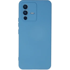 Aqua Aksesuar Vivo V23 5g Kılıf Lansman Içi Kadife Lüx Tasarım Silikon Kapak - Mavi