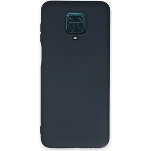 Aqua Aksesuar Xiaomi Redmi Note 9 Pro Kılıf Lansman Içi Kadife Lüx Tasarım Silikon Kapak - Lacivert