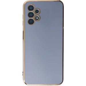 Aqua Aksesuar Samsung Galaxy A13 4g Kılıf Özel Tasarım Fit Kalıp Lüx Dizayn Silikon Kapak - Mavi
