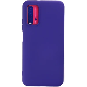 Aqua Aksesuar Xiaomi Redmi 9t Kılıf Lansman Içi Kadife Lüx Tasarım Silikon Kapak - Mor