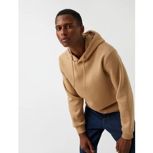 Basic Kapşonlu Sweatshirt