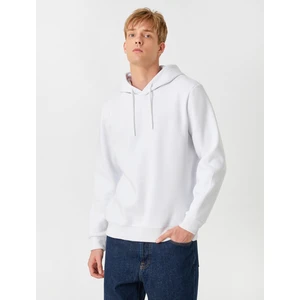 Basic Kapşonlu Sweatshirt
