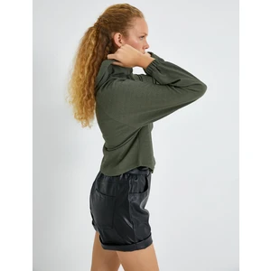 Kapüşonlu Bluz Uzun Kollu