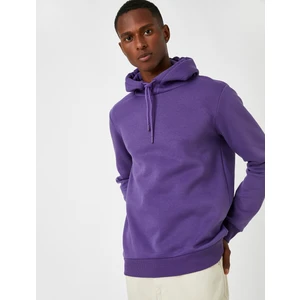 Basic Kapşonlu Sweatshirt