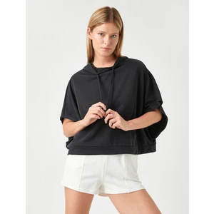 Oversize Sweatrshirt Kapüşonlu Cepli