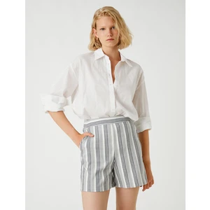 Koton Cepli Şort Yüksek Bel