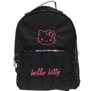 Naylon Siyah Kız Çocuk Sırt Çantası Hello Kıtty 76558