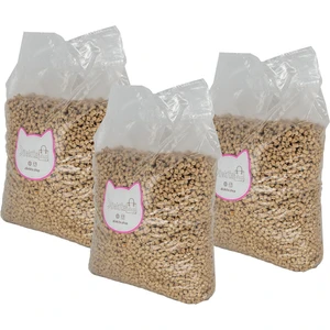 Topaklanan Doğal Çam Peleti Kedi Kumu (10 Litre x 3 Adet)