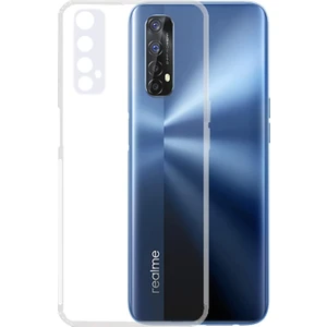 Realme 7 Kamera Korumalı Süper Silikon Kılıf Ekran Koruyucu