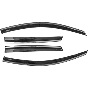 Ford Ranger 2015+ Kromlu Cam Rüzgarlığı 4 Lü