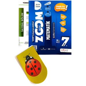 Günay Yayınları 7. Sınıf Zoom Matematik Soru Bankası(Muba Yayınları Deneme + Kitap Ayracı )