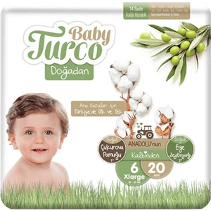 Baby Turco Bebek Bezi 6 Numara 20’li x 5 Adet