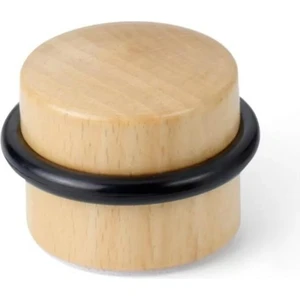 Yapışkanlı Oringli Ahşap Kapı Stoperi Kayın