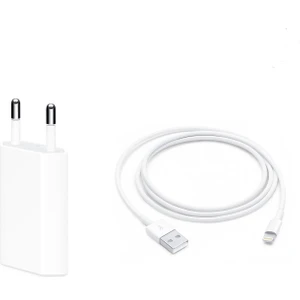 Akdoğan Group iPhone Uyumlu Şarj Aleti Tüm Serilerle Uyumlu Şarj Cihazı Kablo + Adaptör Set Şarj Aleti 5W Şarj