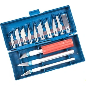 Hobi Gravür Ahşap Oyma Şekil Verme Maket Bıçak Seti