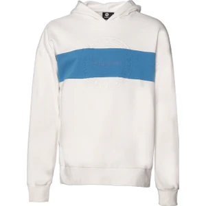 Ricksy Erkek Beyaz Baskılı Kapüşonlu Sweatshirt