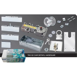 Cam Kapı Cam Detaylı Hidrolik Motor Aksesuar Seti Tks 02