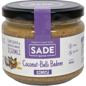Sade Gurme Coconut & Ham Ballı Badem Ezmesi 280 gr