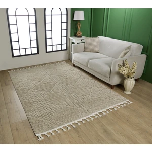 Venucci Home & Living Quincey Bukleli Yumuşak Peluş Post Shaggy Krem Çocuk Odası Oturma Odası Salon Mutfak Halısı