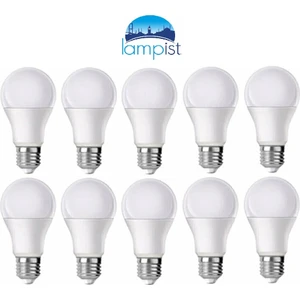 LED Ampul 10W - 6500 K Beyaz 900LM - 10ADET