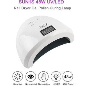 48 W Uv LED Lamba Jel Tırnak Kurutucu Beyaz Işık LED Lamba Tırnak Kurutma Lambası Kurutma Jel Vernik Yarı Kalıcı Tırnak Lambas (Yurt Dışından)