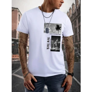 DAXİS Sportwear Company  New York Baskılı Oversize Beyaz Unisex Tshirt