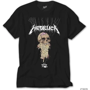 DAXİS Sportwear Company  Metallica One Siyah Tişört