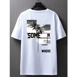 DAXİS Sportwear Company  Calıfornıa Baskılı Oversize Tshirt