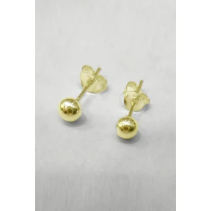 Mistik Silver 4 mm Gümüş Top Küpe
